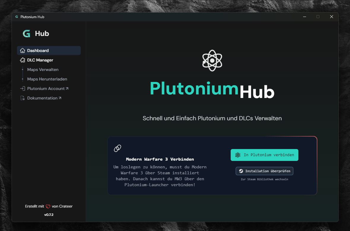 plutonium-hub-setup run anyway