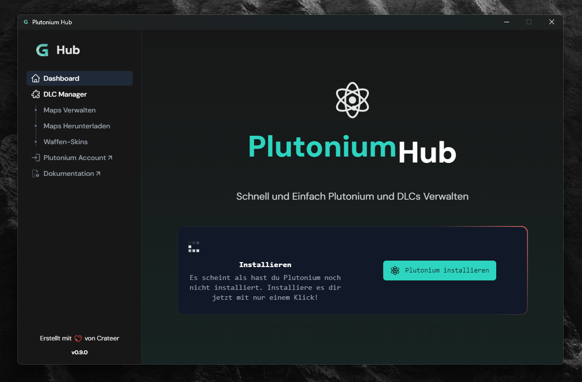 plutonium-hub-setup run anyway