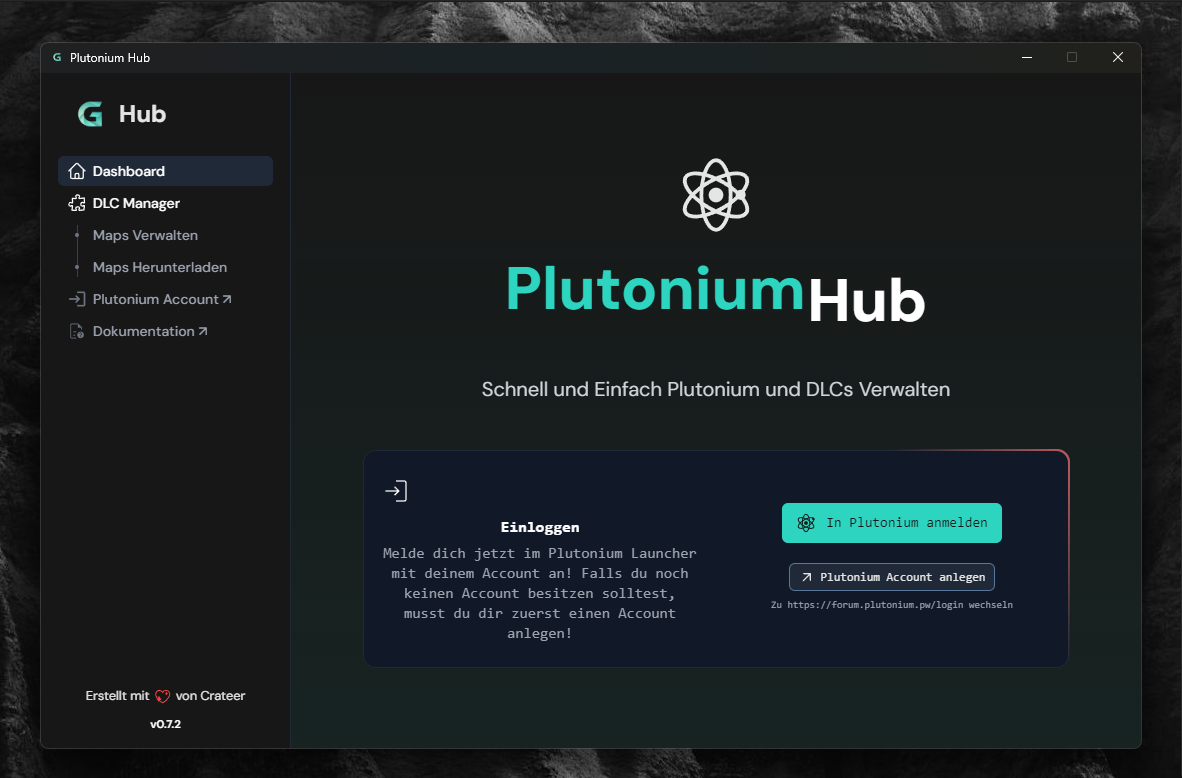 plutonium-hub-setup run anyway